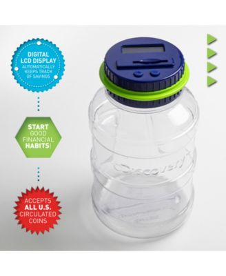 Digital Coin-Counting Money Jar with LCD Screen