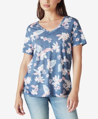 Lucky Brand Classic Camo-Print T-Shirt 