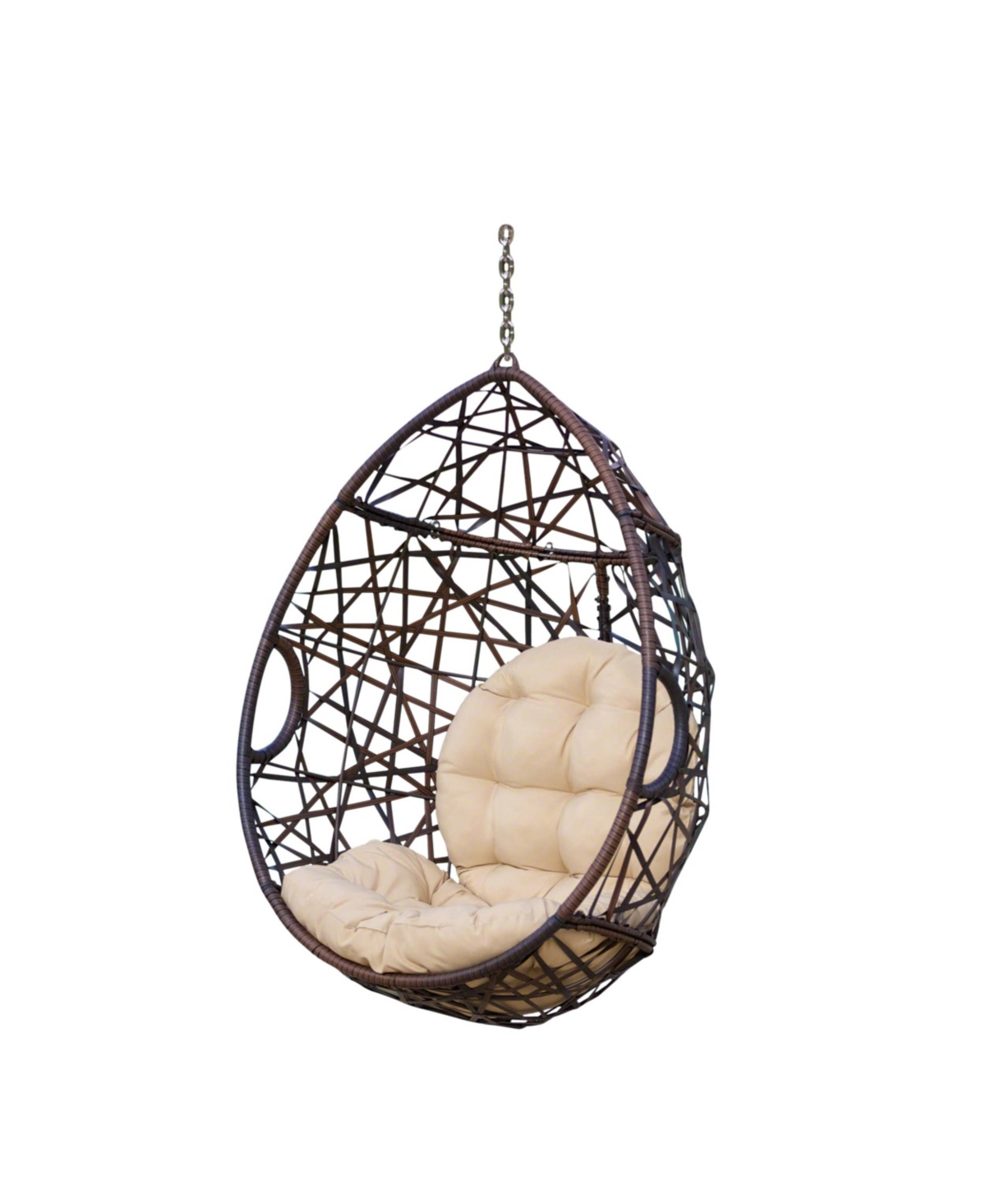 Cayuse Indoor and Outdoor Wicker Tear Drop Hanging Chair