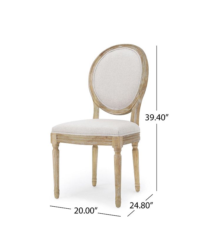 Noble House Phinnaeus French Country Dining Chairs Set, 4 Piece Macy's