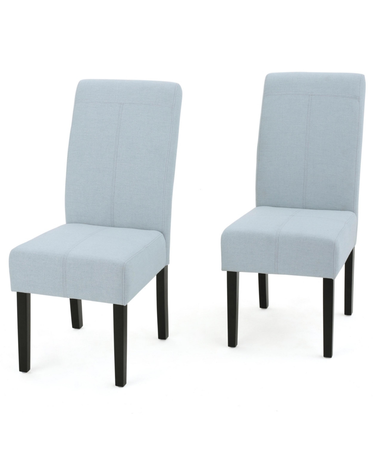 Noble House Pertica Light Sky Dining Chairs Set, 2 Piece