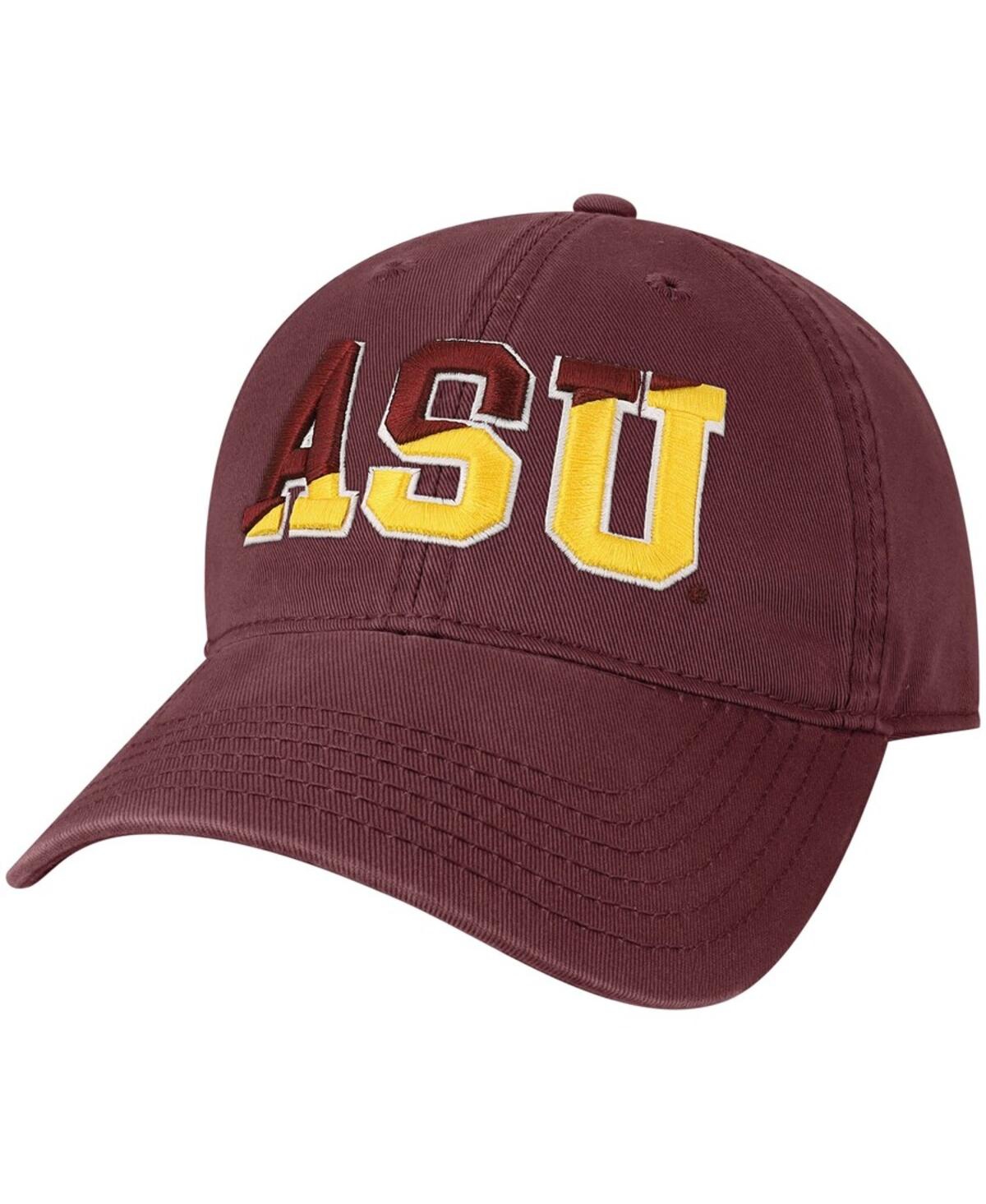 Men's Maroon Arizona State Sun Devils Varsity Letter Adjustable Hat - Maroon