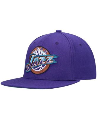 Men's Purple Utah Jazz Hardwood Classics Team Ground 2.0 Snapback Hat
