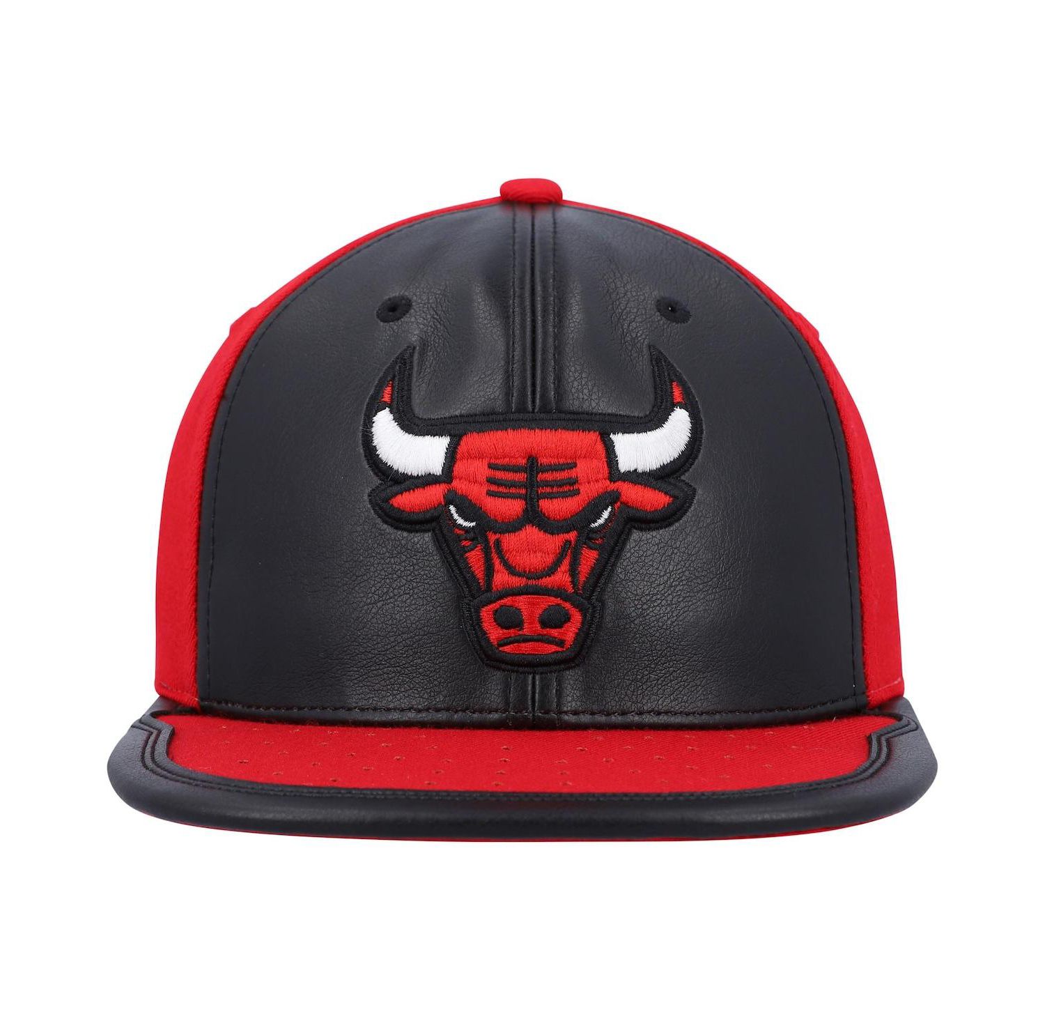 Men's Mitchell & Ness Black, Red Chicago Bulls Day One Snapback Hat