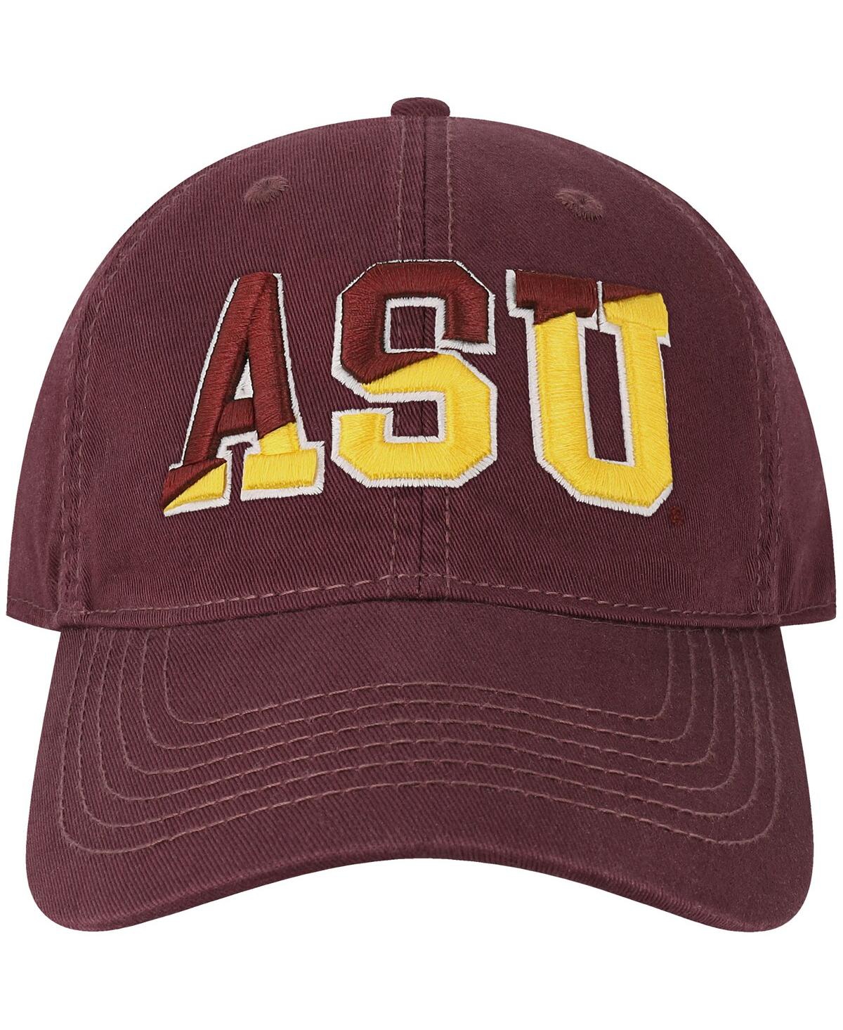 Shop Legacy Athletic Men's Maroon Arizona State Sun Devils Varsity Letter Adjustable Hat
