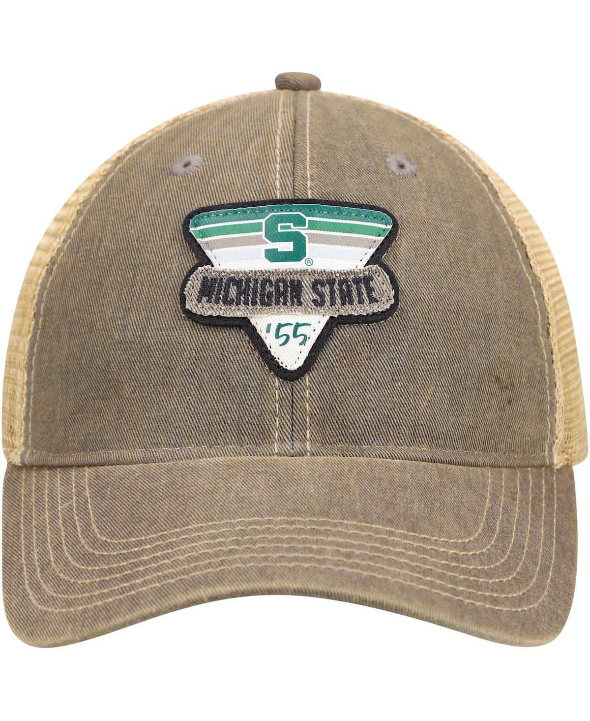 Shop Legacy Athletic Men's Gray Michigan State Spartans Legacy Point Old Favorite Trucker Snapback Hat