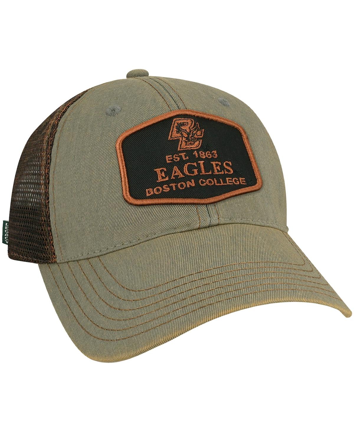 Shop Legacy Athletic Men's Gray Boston College Eagles Practice Old Favorite Trucker Snapback Hat