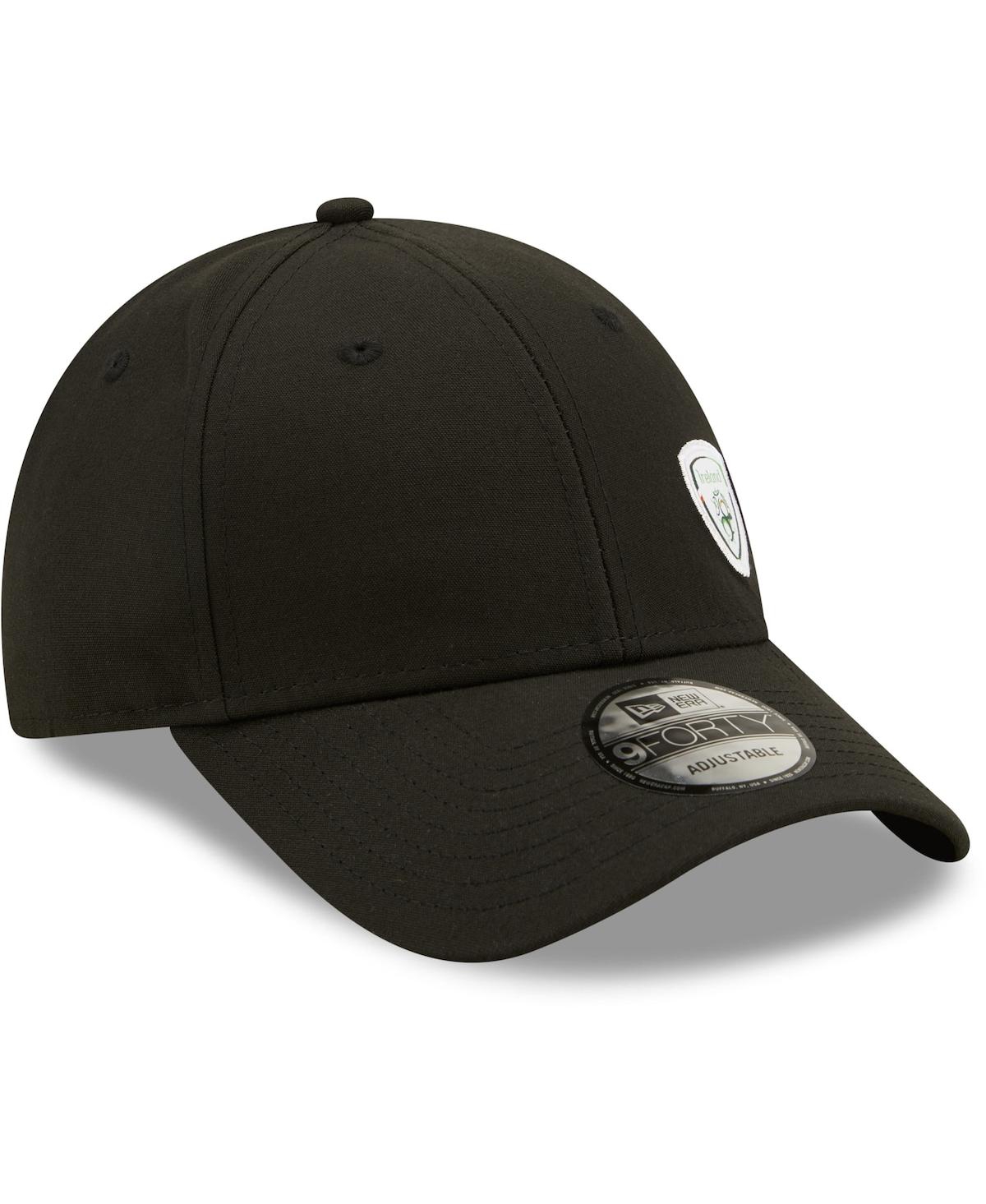 New Era Black Ireland National Team Repreve 9forty Adjustable Hat In Black