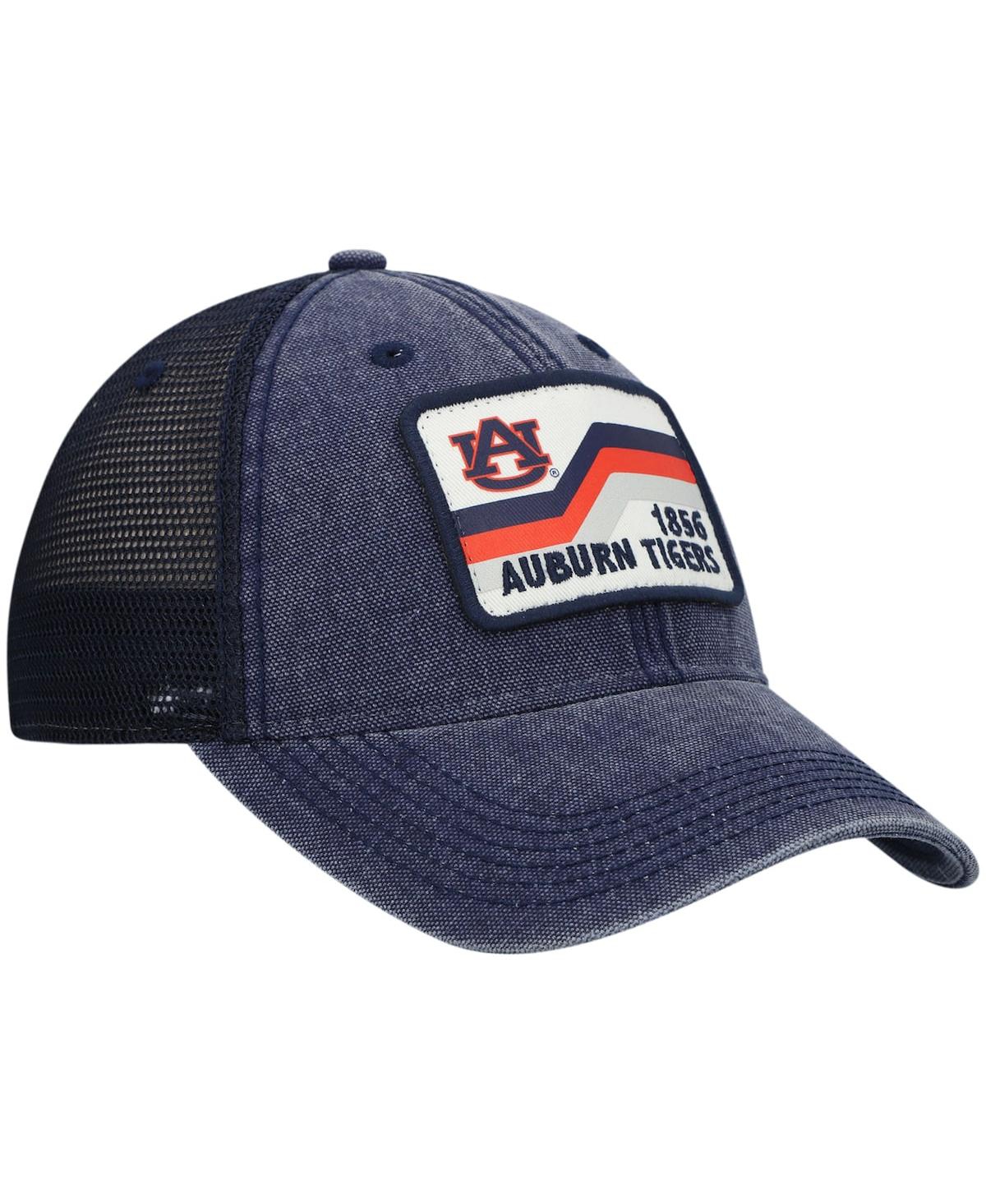 LEGACY ATHLETIC MEN'S NAVY AUBURN TIGERS SUN & BARS DASHBOARD TRUCKER SNAPBACK HAT 