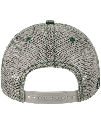 Men's Green Michigan State Spartans Sunset Dashboard Trucker Snapback Hat