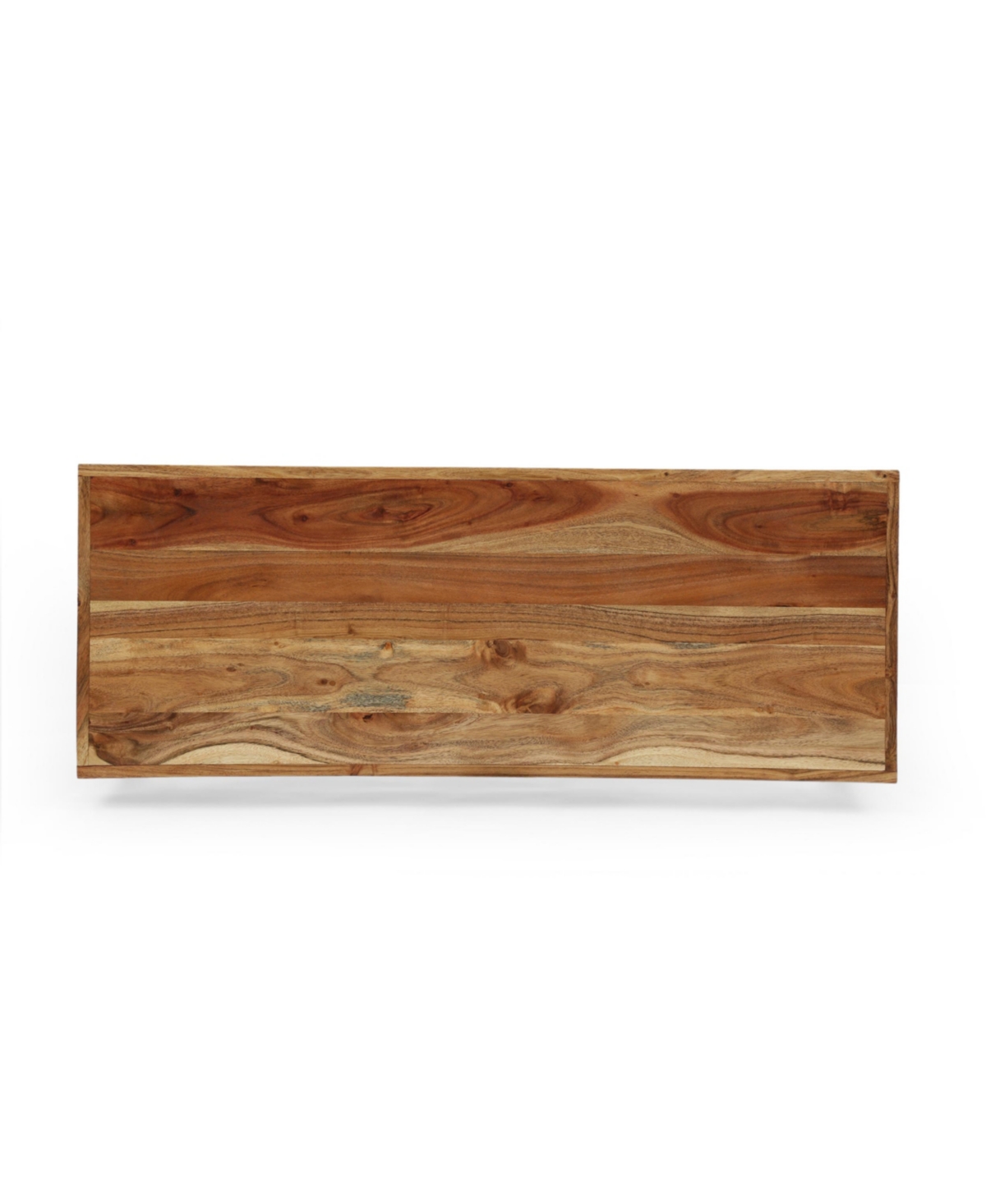 Noble House Berea Rustic Glam Handcrafted Acacia Wood Desk In Natural