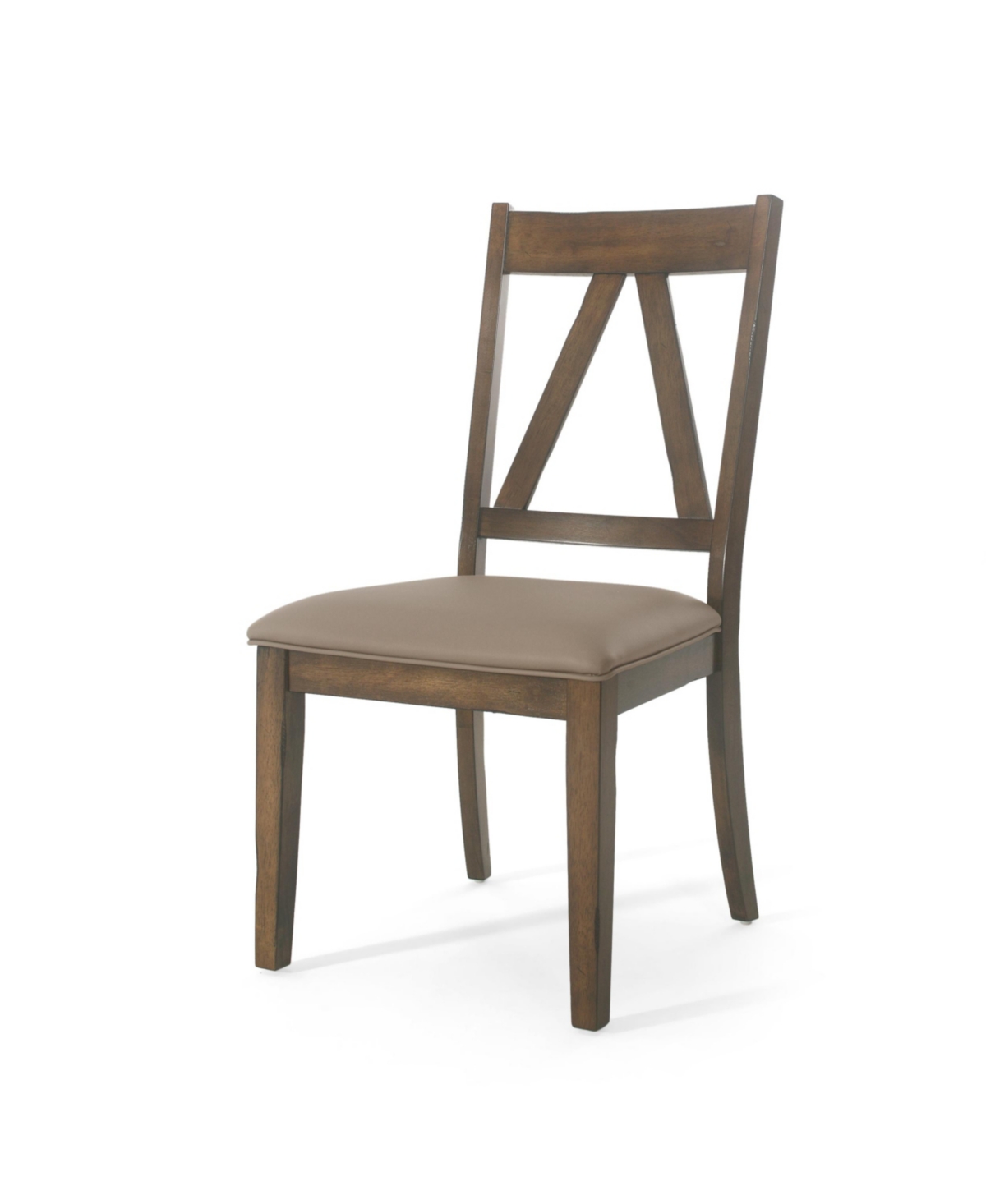 NOBLE HOUSE FAIRGREENS FARMHOUSE UPHOLSTERED WOOD DINING CHAIRS SET, 2 PIECE