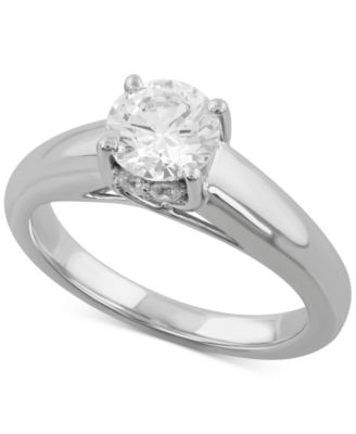 Macy's - Diamond Solitaire Engagement Ring (1 ct. t.w.) in 14k White Gold