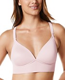 Women's Warner's RM3741A Elements of Bliss Wire-Free Contour Wide Band Bra  (White 38D) 