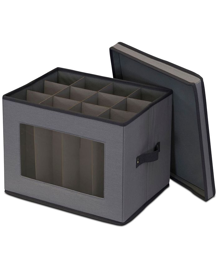 Household Essentials Stemware Storage Box Macy's