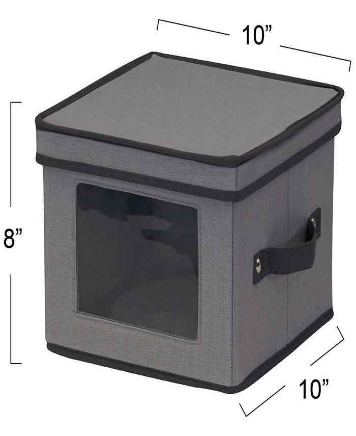 Household Essentials Bowl/Salad Plate Storage Box Macy's