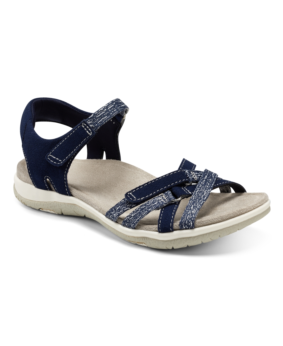 Earth Origins Women's Sofia Casual Sandals Women's Shoes In Navy- Suede