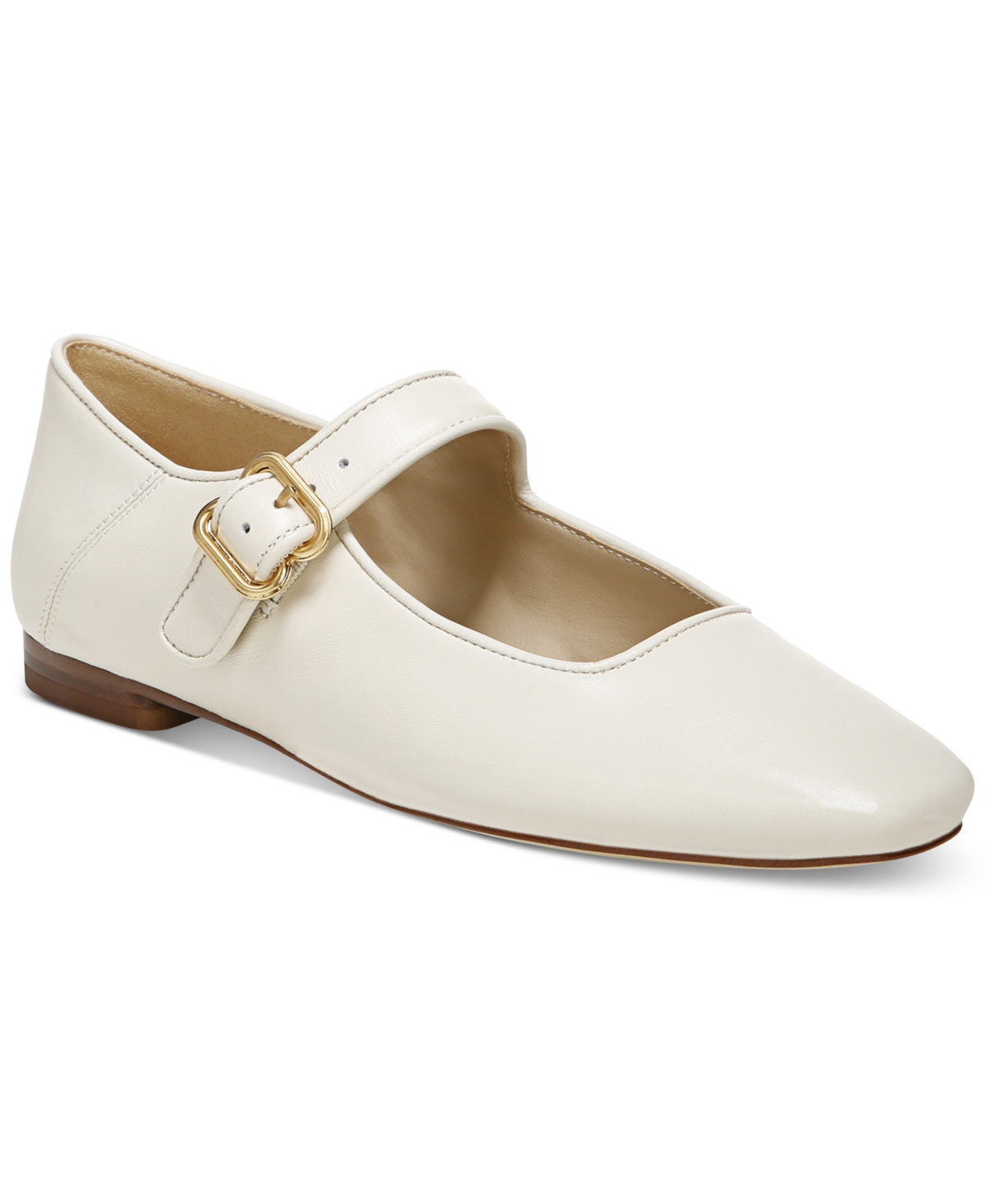 Sam Edelman Women's Michaela Buckled Mary Jane Flats - Modern Ivory