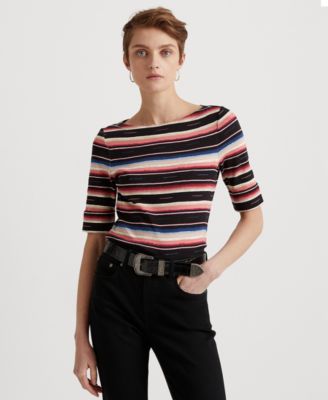 Lauren Ralph Lauren - Striped Boatneck Top