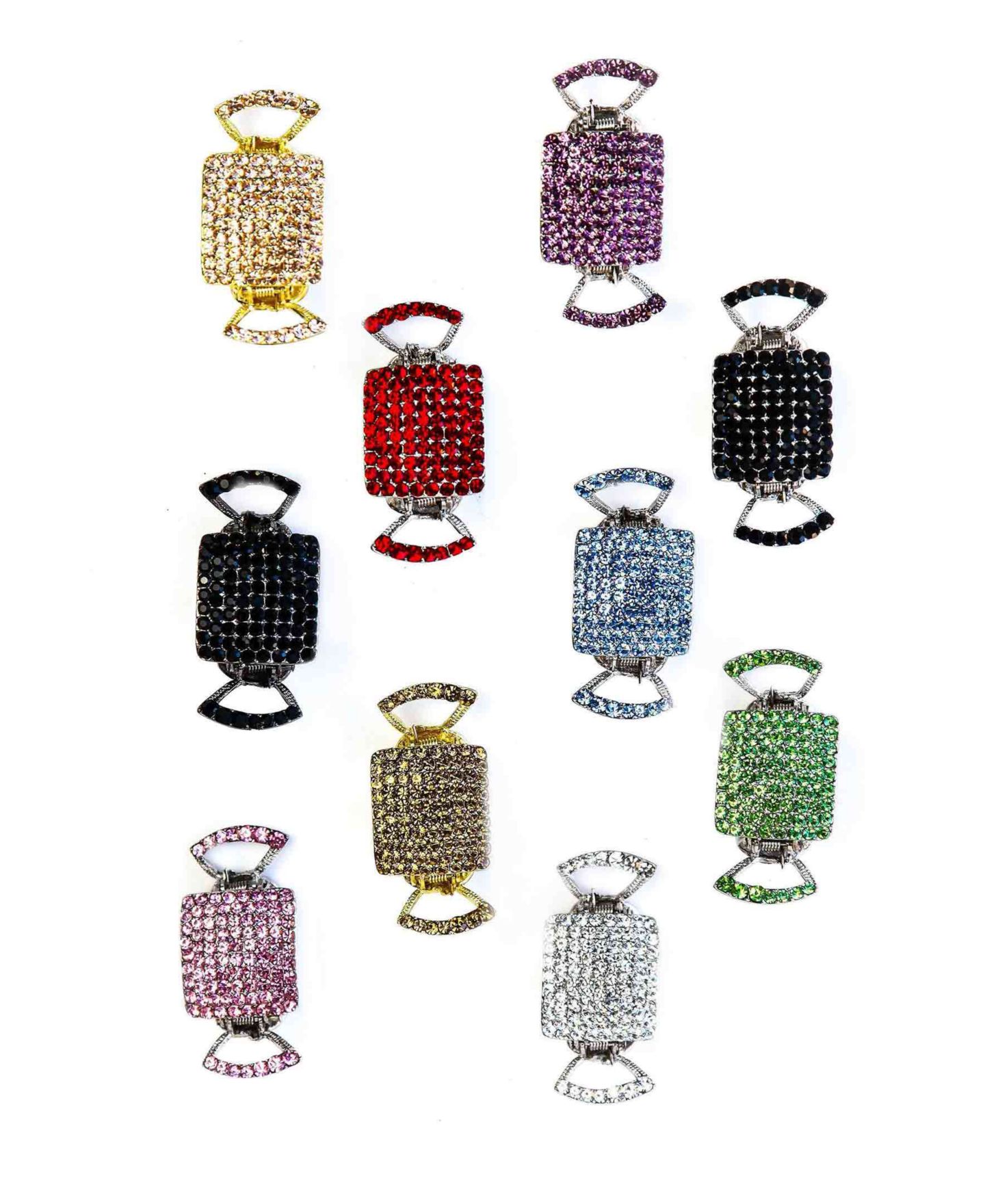 Женская заколка Soho Style Mini Jeweled Hair Claw, цвет: Разноцветный — фото 3