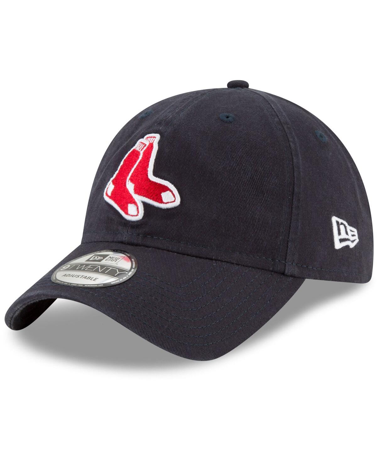 Men's New EraBoston Red Sox Logo Replica Core Classic 9TWENTY Adjustable Hat - Navy