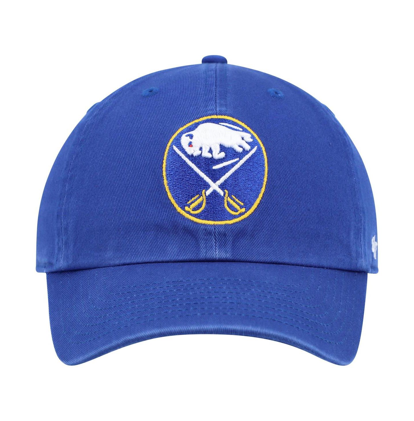 Мужская кепка '47 Brand Royal Buffalo Sabres Logo Clean Up Adjustable Hat — фото 3