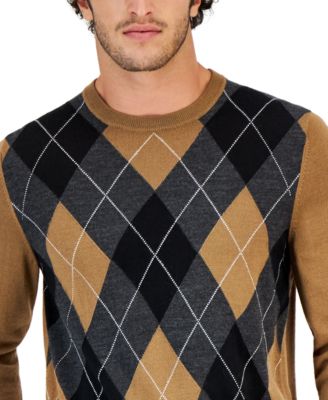Club Room Men's Merino Harvard Argyle 