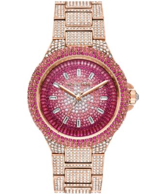 Michael Kors Women's Limited Edition Camille Three Hand Rose