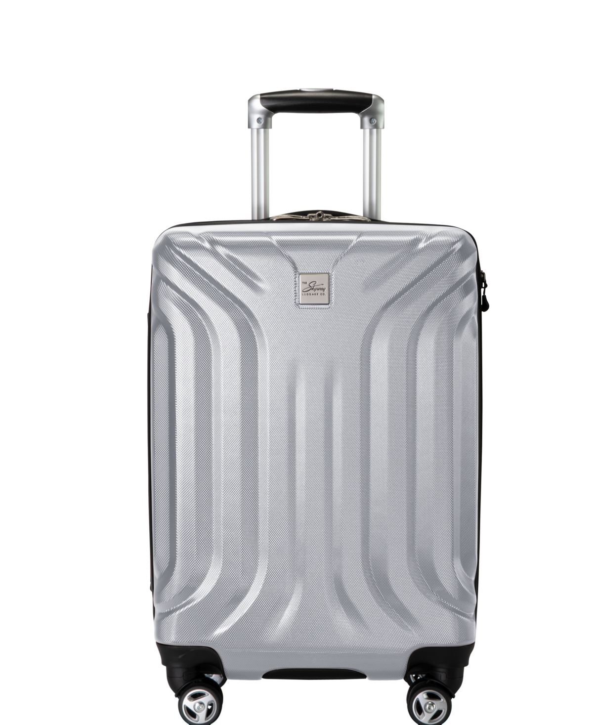 Skyway Nimbus 4.0 20" Hardside Carry-on Suitcase In Shiny Silver