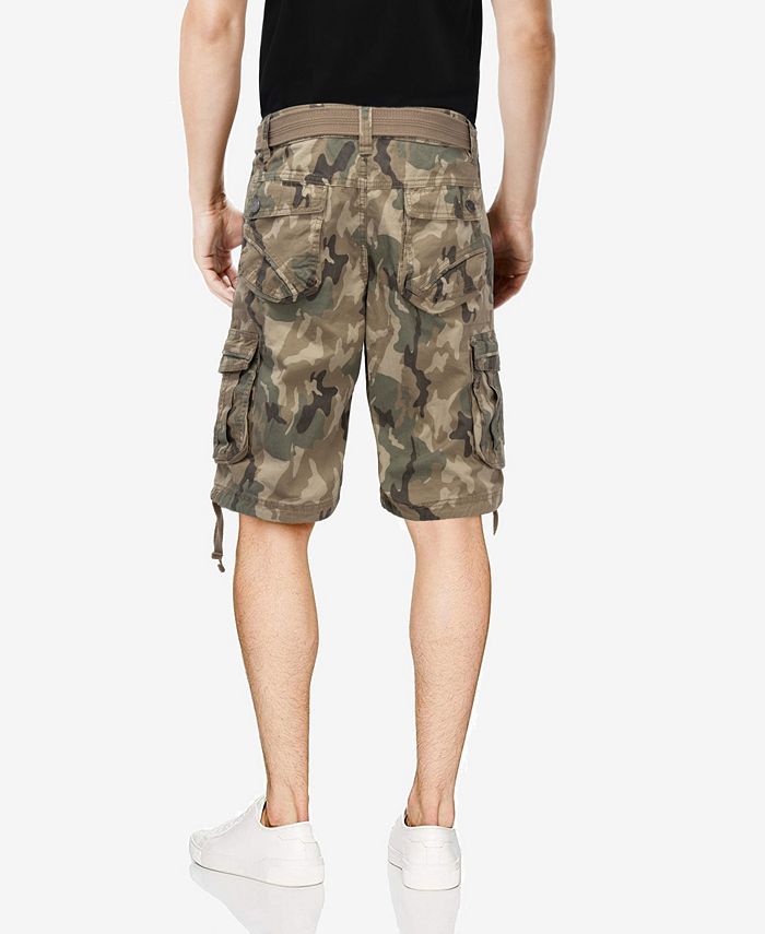 X-Ray Men's Belted Snap Pocket Cargo Shorts - Macy's