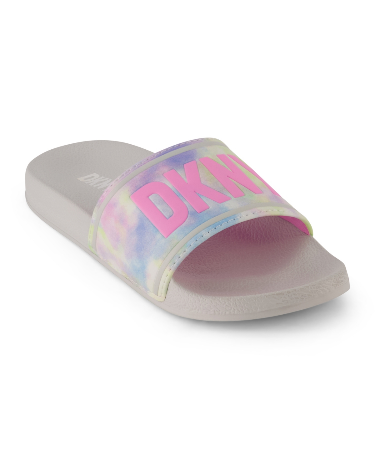 Shop Dkny Big Girls Pool Slide Sandal In Gray