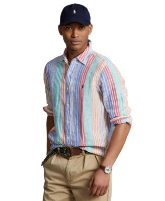 ralph lauren classic fit linen shirt