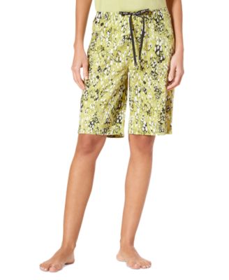 Hue - Women's Animal Flurry Printed Bermuda Pajama Shorts
