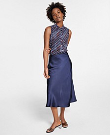 Women's Satin Flared Skirt, Created for Macy's 