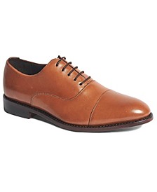 Men's Clinton Cap-Toe Oxford Leather Dress Shoes
