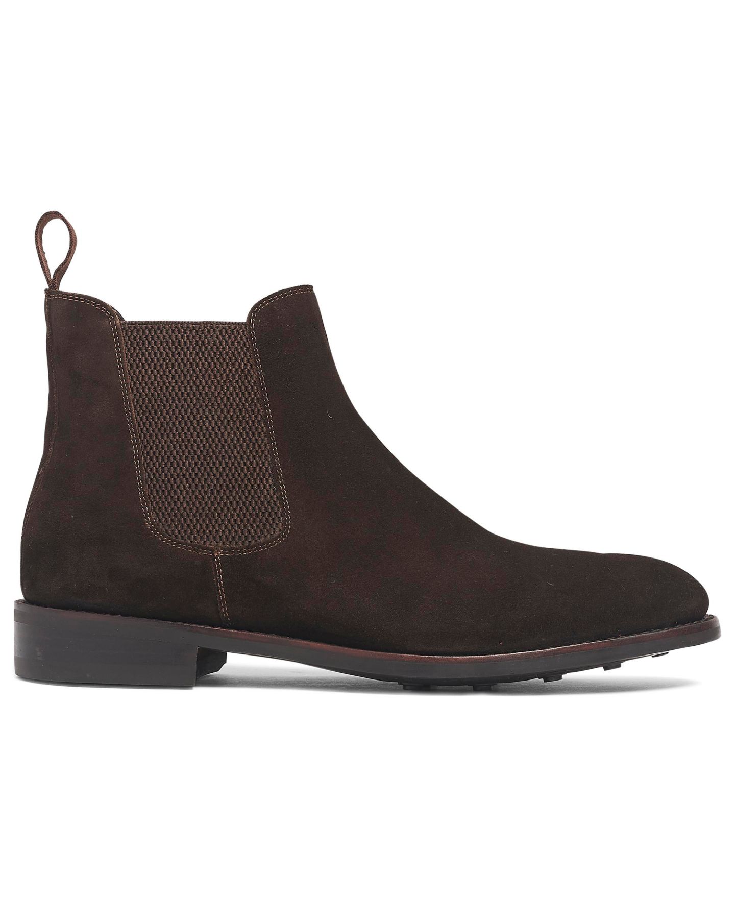 Мужские ботинки Anthony Veer Jefferson Chelsea Leather Pull Up, цвет: Коричневый замшевый — фото 2