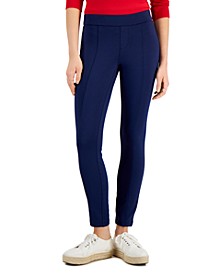 Petite Ponté-Knit Pull-On Pants, Created for Macy's