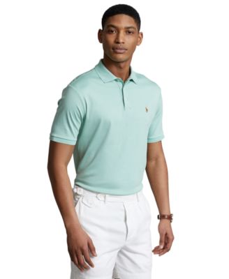 폴로 랄프로렌 Polo Ralph Lauren Mens Classic-Fit Soft Cotton Polo Shirt,Celadon