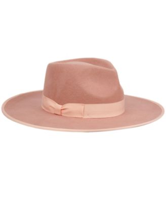 Women's Wide Brim Felt Rancher Fedora Hat