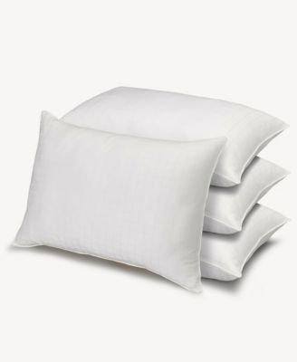 100% Cotton Dobby-Box Shell Soft Density Stomach Sleeper Down Alternative 4-Pack Pillow, Queen