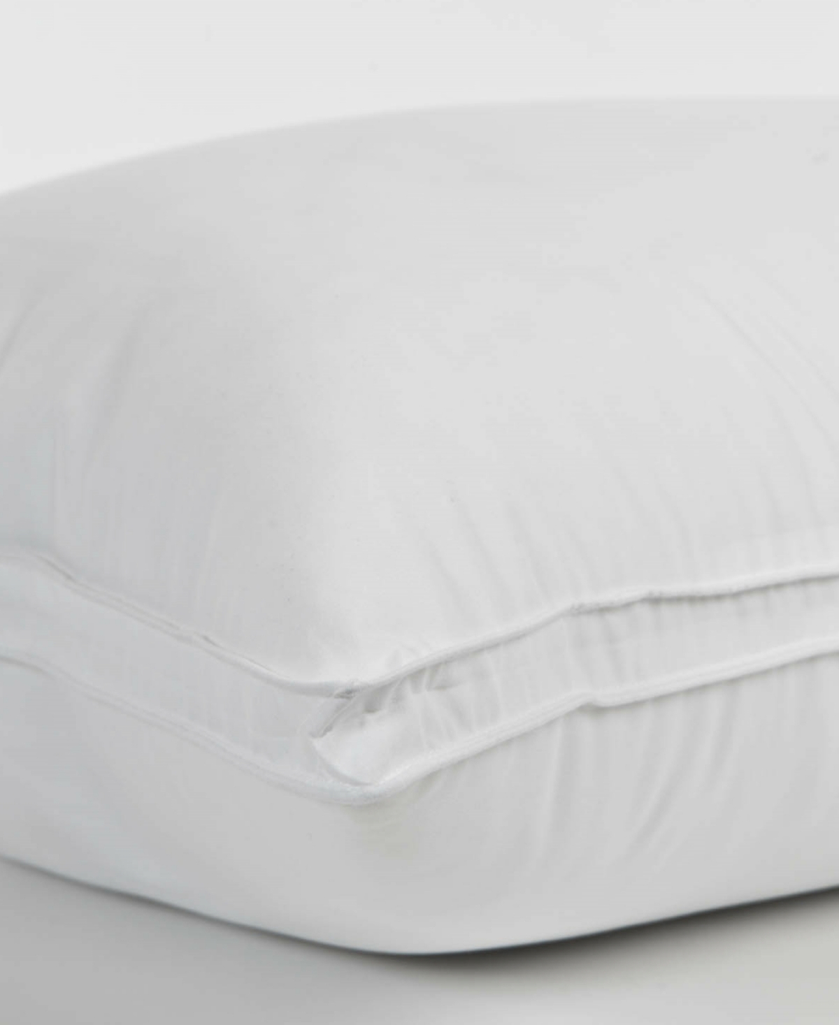 Plush Allergy Resistant Medium Down Like Fiber Filled Pillow - Set of Four -