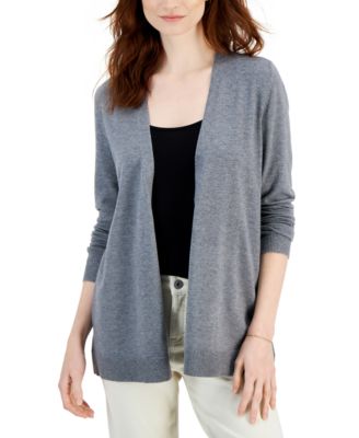 売れ筋商品|||スタイルアンドコー ニット&セーター アウター レディース Women's Cotton Open-Front Elbow-Sleeve Cardigan, Exclusively at Macy's Shiitake Style & Co Women's Cotton Open-Front Elbow-Sleeve Cardigan