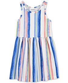 Toddler Girls Printed Sleeveless Dress 