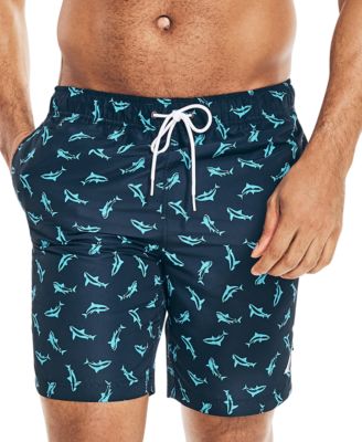 macy's nautica swim trunks