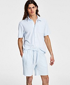 Men's Towel French Terry Shorts, Created for Macy's