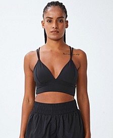Women's Contouring Strappy Crop Top