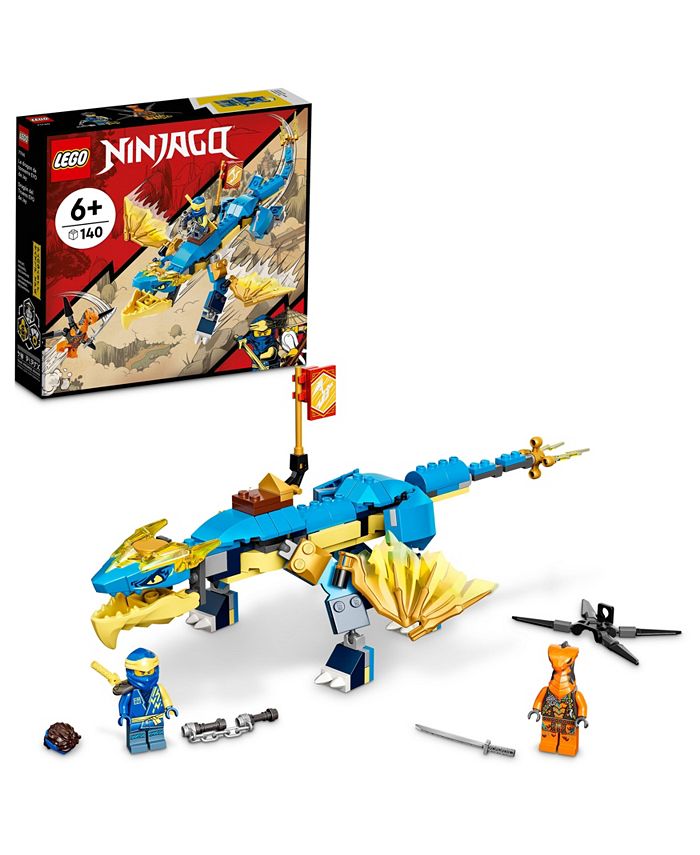 Poëzie pik pols LEGO® Ninjago Jay's Thunder Dragon Evo Building Kit Play Set, with Ninjago  Jay and a Snake Toy, 140 Pieces & Reviews - All Toys - Macy's