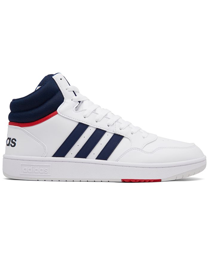 adidas Men's Hoops 3.0 Mid Classic Vintage-Like Casual Sneakers from ...
