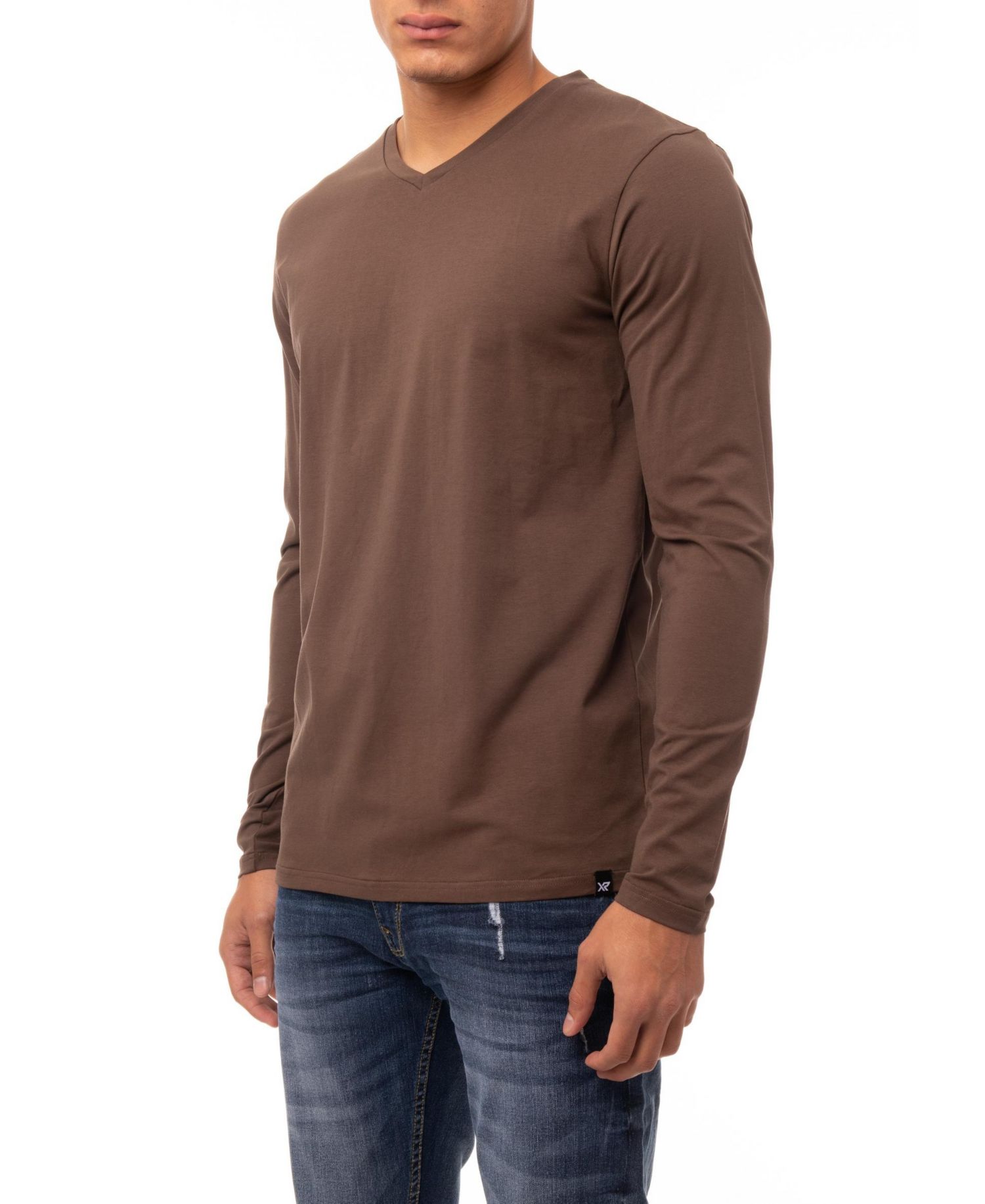 Men's Long Sleeve V-Neck T-Shirt