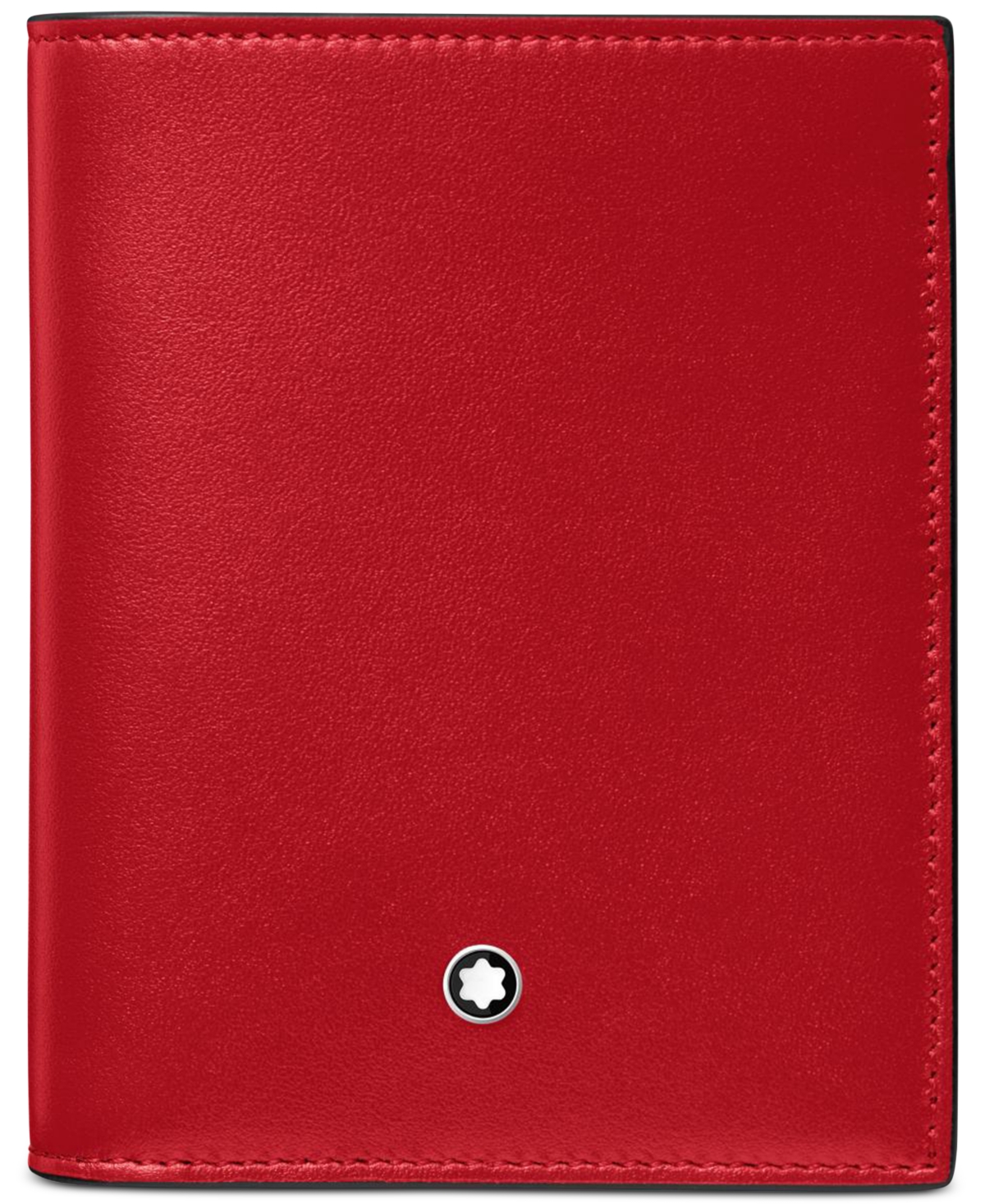 Montblanc Meisterstuck 6 Card Compact Wallet In Coral